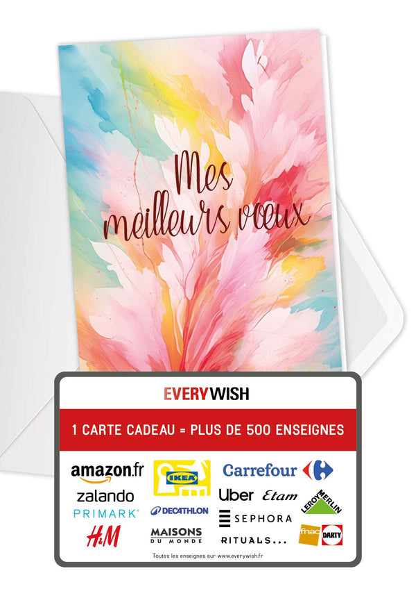 Mes meilleurs vœux - Coloré