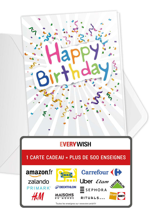 Happy Birthday - Confettis