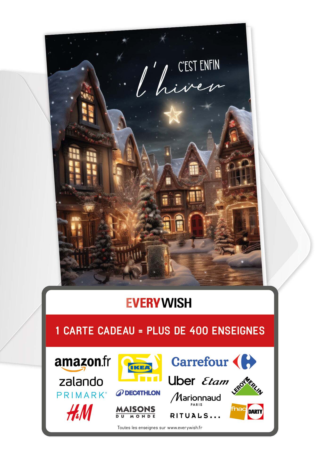 C'est enfin l'hiver - Village (Valeur du bon)