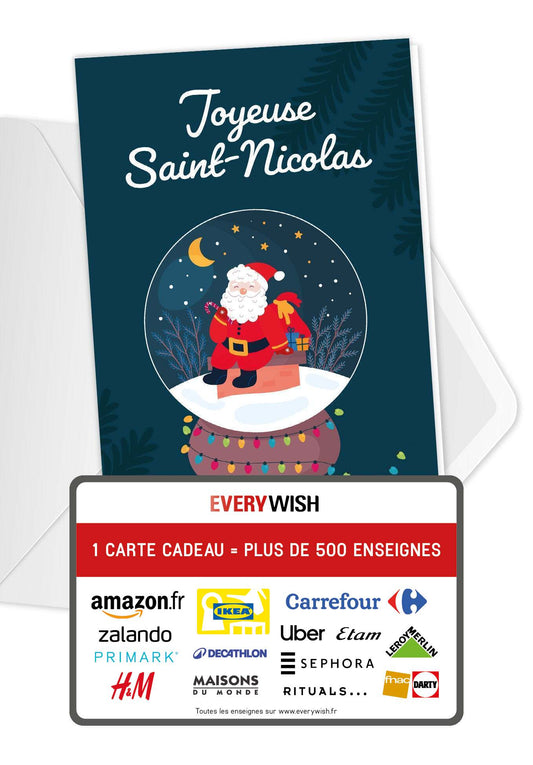 Joyeuses Saint-Nicolas - Boule à neige Saint Nicolas