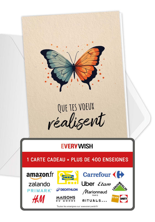 Tes voeux se Réalisent - Papillon