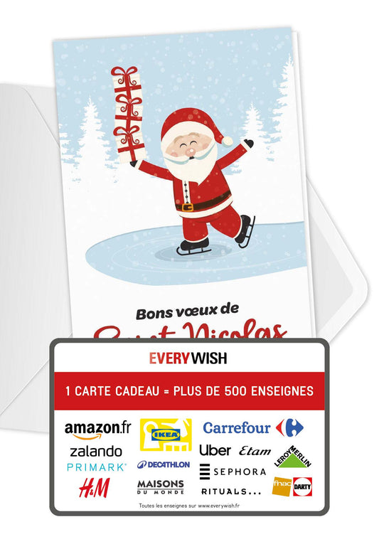 Bons voeux Saint Nicolas - Patinoire Saint-Nicolas