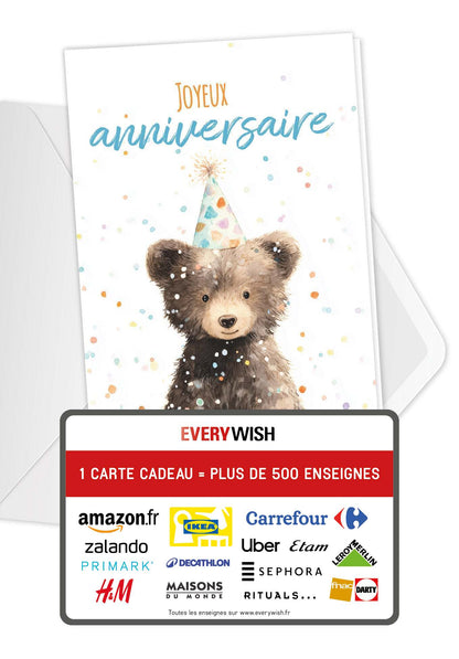 Joyeux anniversaire - Ours