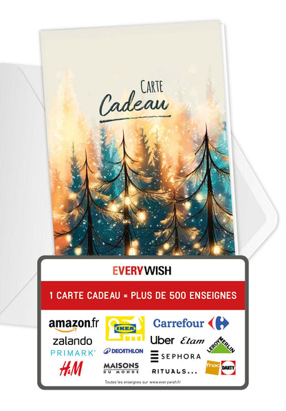 Carte Cadeau - Lumière Forêt
