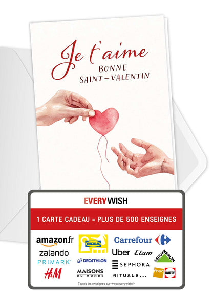 Je t'aime - Mains Cœur