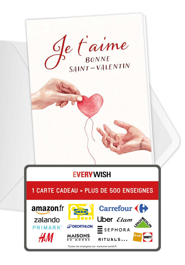 Je t'aime - Mains Cœur
