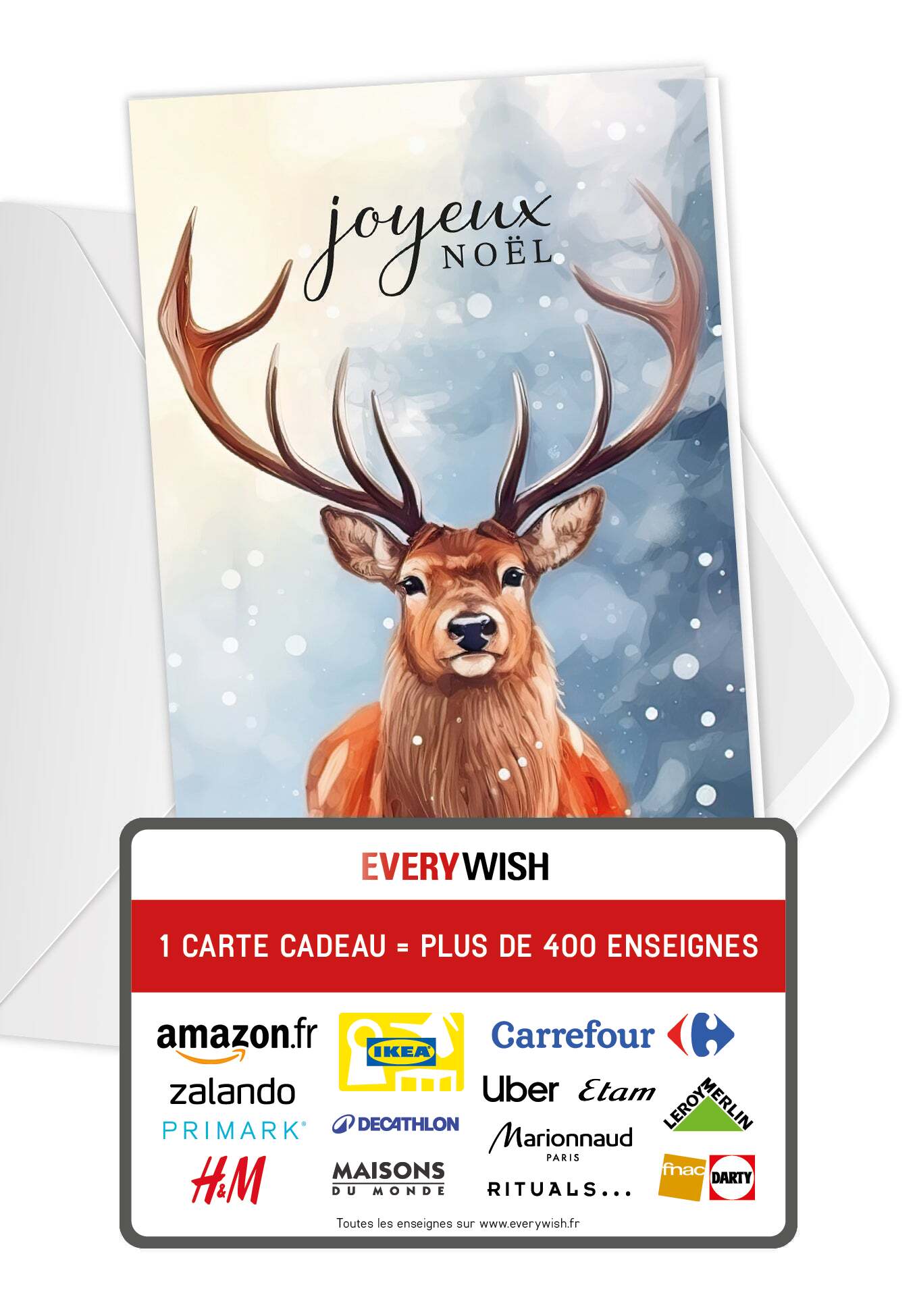 Joyeux Noël - Cerf (Valeur du bon)