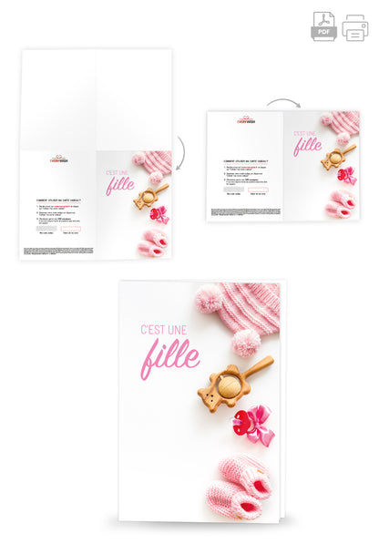 C'est une fille - Vêtements de bébé