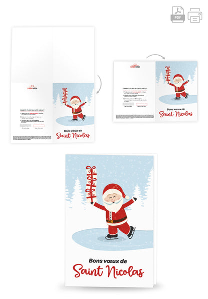 Bons voeux Saint Nicolas - Patinoire Saint-Nicolas