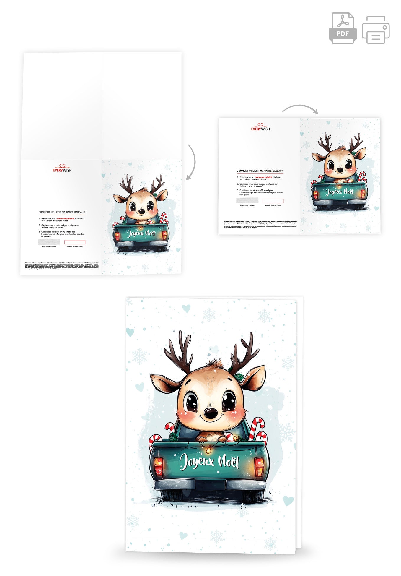 Joyeux Noël - Camion Rennes