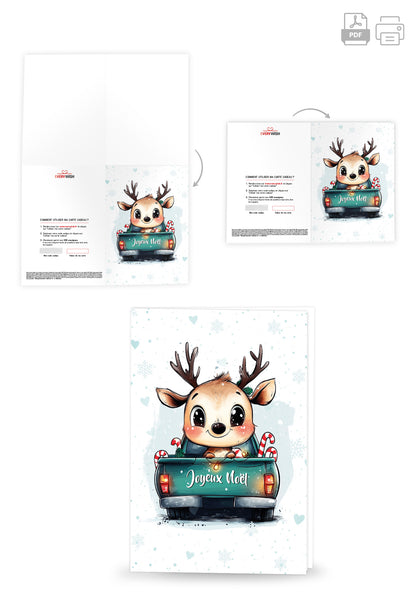 Joyeux Noël - Camion Rennes