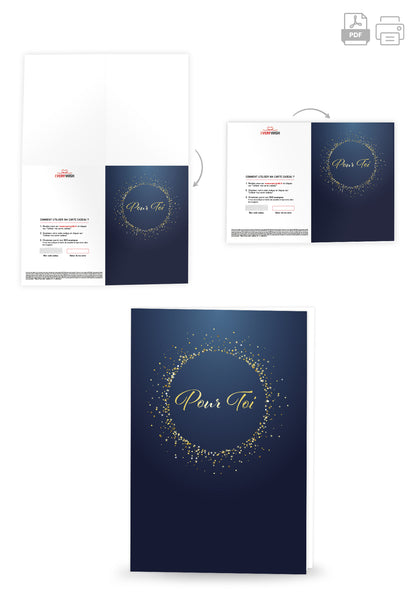 Pour toi - Or Bleu