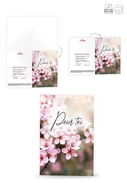 Pour toi - Fleurs de cerisier