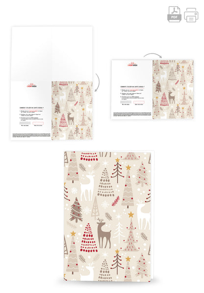 Arbre de Noël Beige (Valeur du bon)