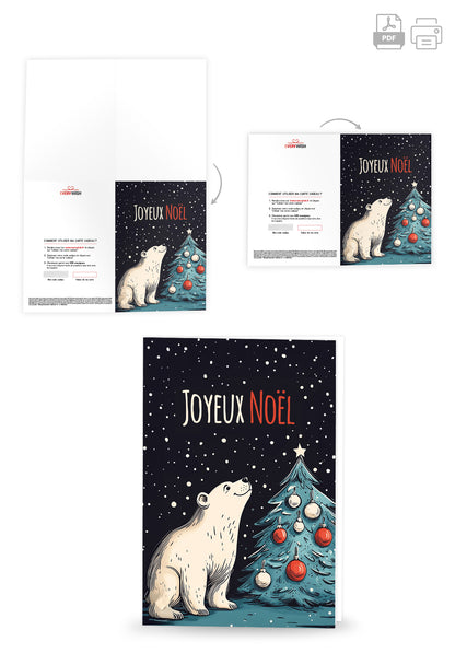 Joyeux Noël - Ours polaire