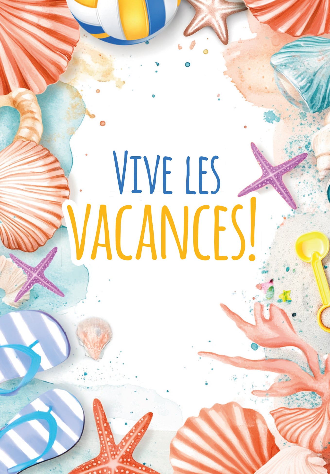 Vive les vacances - Plage (Valeur du bon)