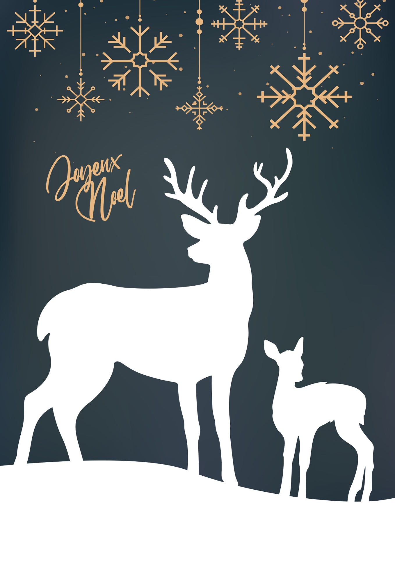 Joyeux Noël - Vert Renne (Valeur du bon)