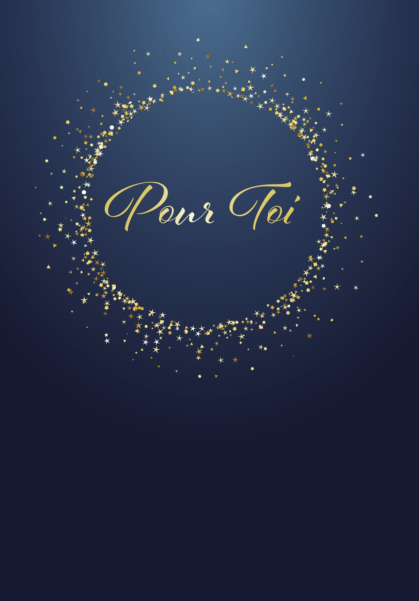 Pour toi - Or Bleu