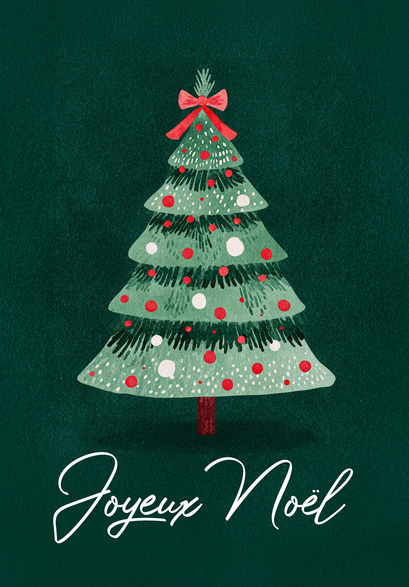 Joyeux Noël - Sapin Vert