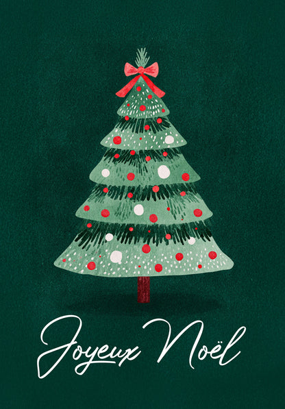 Joyeux Noël - Sapin Vert